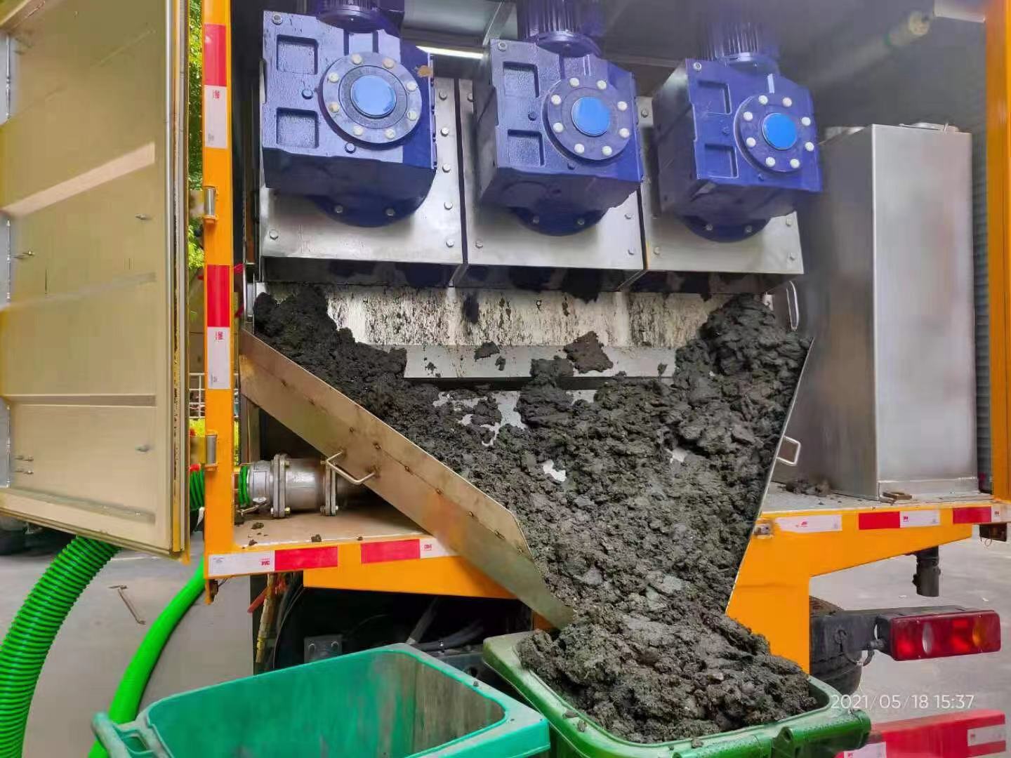 上甘岭化粪池清掏城市维护站-泥浆净化干湿分离处理